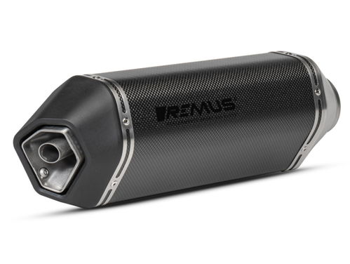 REMUS SPORTEXHAUST Schalldämpfer Carbon Vespa GTS 300 HPE Mod. 2019, EG BE